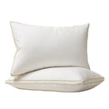 RYLMSM Neck Pillows for Sleeping Bed Cotton Shell Down King Queen Size