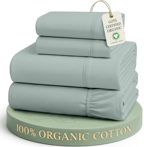 Organic Cotton Cooling Deep Pocket Sheet Set