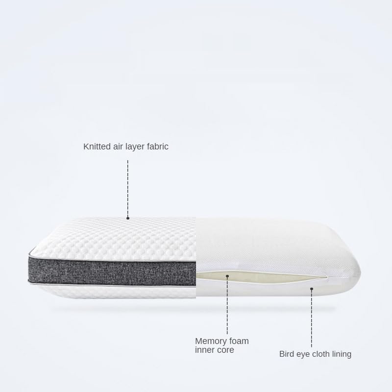 Slow-Rebound Memory Foam Neck Support Pillow