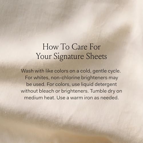 BOLL & BRANCH Signature Hemmed Sheet Set – Luxury 100% Organic Cotton
