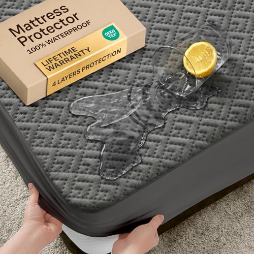 360° Waterproof Bamboo Viscose Mattress Protector