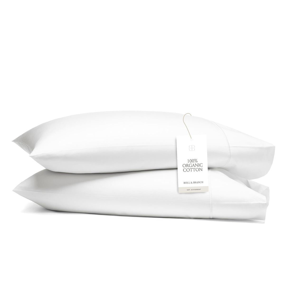 Boll & Branch Signature Hemmed Pillowcase Set – 100% Organic Cotton
