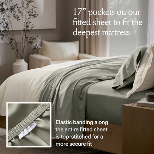 BOLL & BRANCH Signature Hemmed Sheet Set – Luxury 100% Organic Cotton