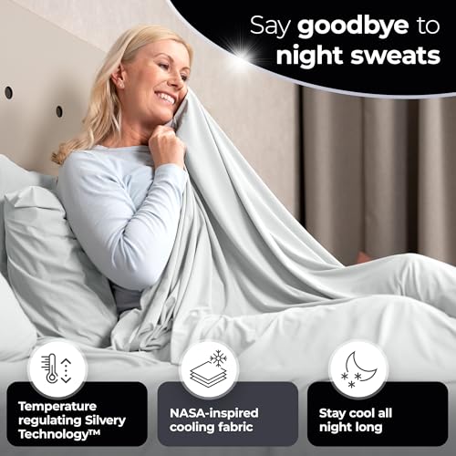 Silver-Infused Cooling Bed Sheet Set