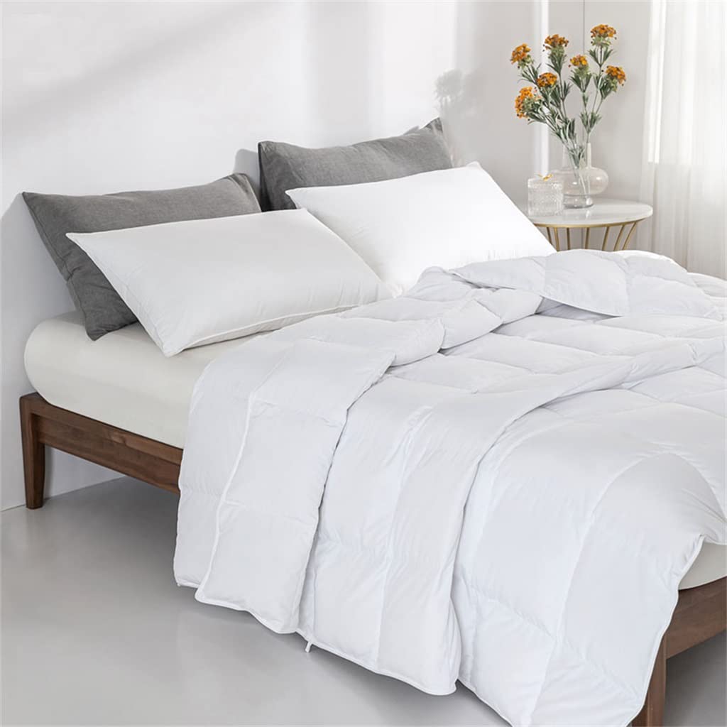 All-Season White Goose Down Duvet Comforter