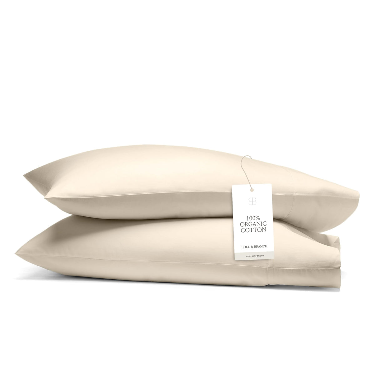 Boll & Branch Signature Hemmed Pillowcase Set – 100% Organic Cotton