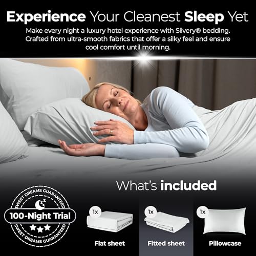 Silver-Infused Cooling Bed Sheet Set