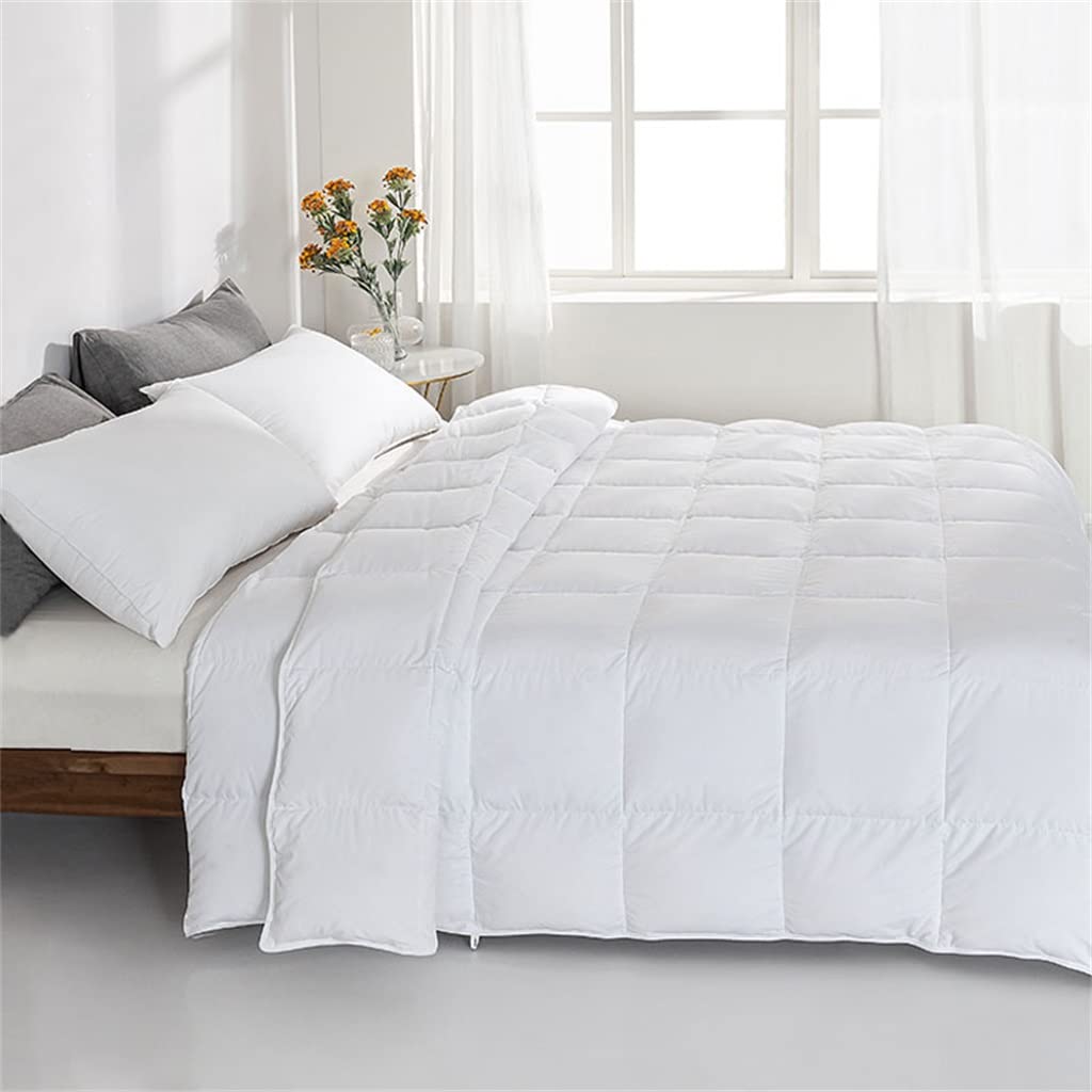 All-Season White Goose Down Duvet Comforter