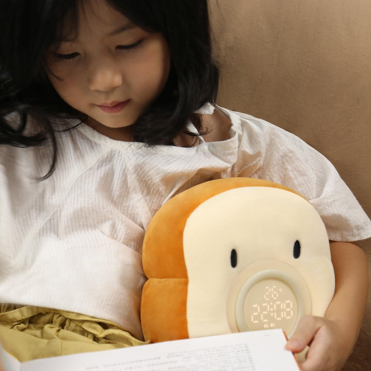 Toaster Lamp Multifunctional Plush Rechargeable Timer