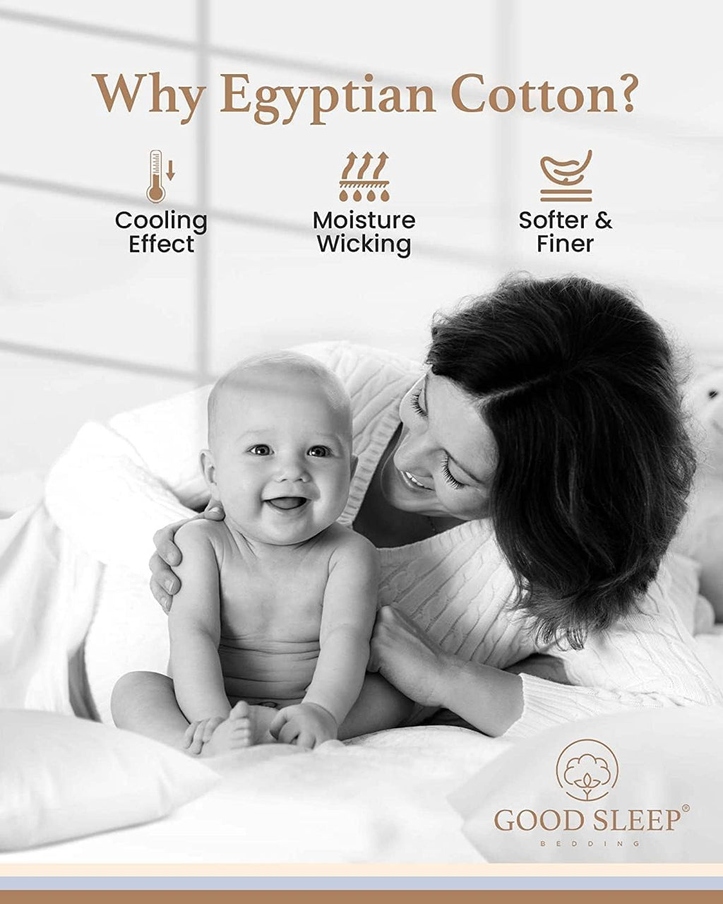 Good Sleep Bedding - 100% Egyptian Cotton Bed Sheets