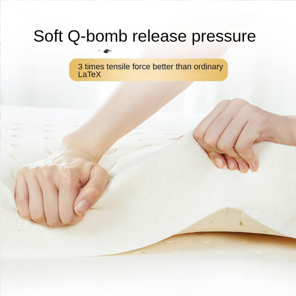 4" Natural Latex Mattress Topper with Breathable Cover
