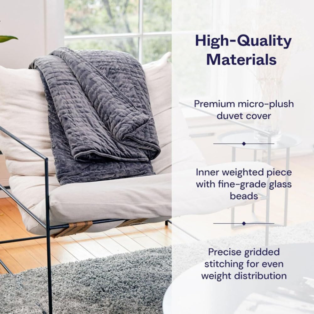 All-Season Weighted Blanket with Glass Beads