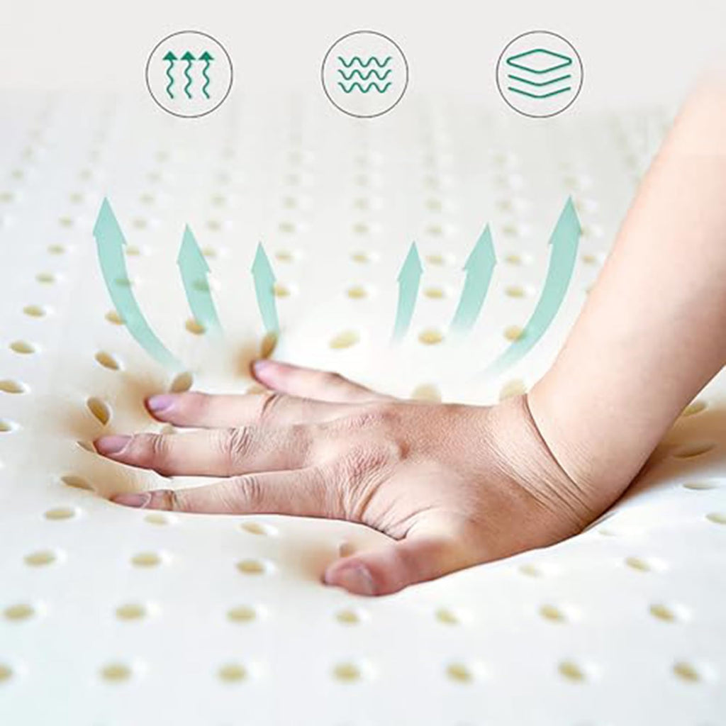 10cm Natural Latex Mattress Topper 180 × 200 cm