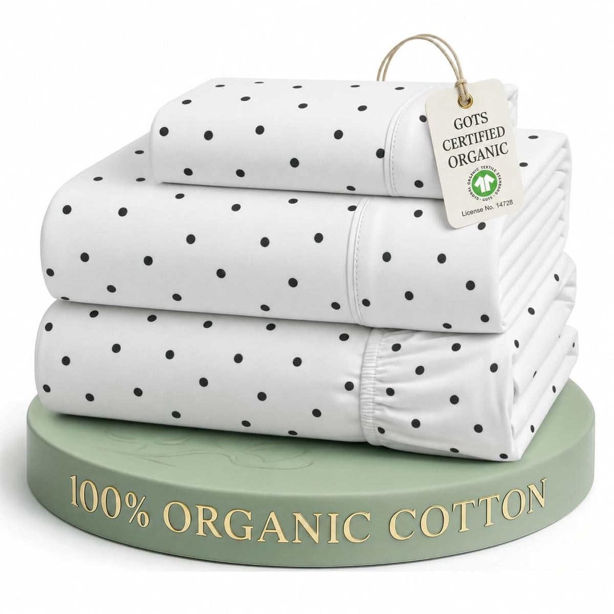 Organic Cotton Cooling Deep Pocket Sheet Set
