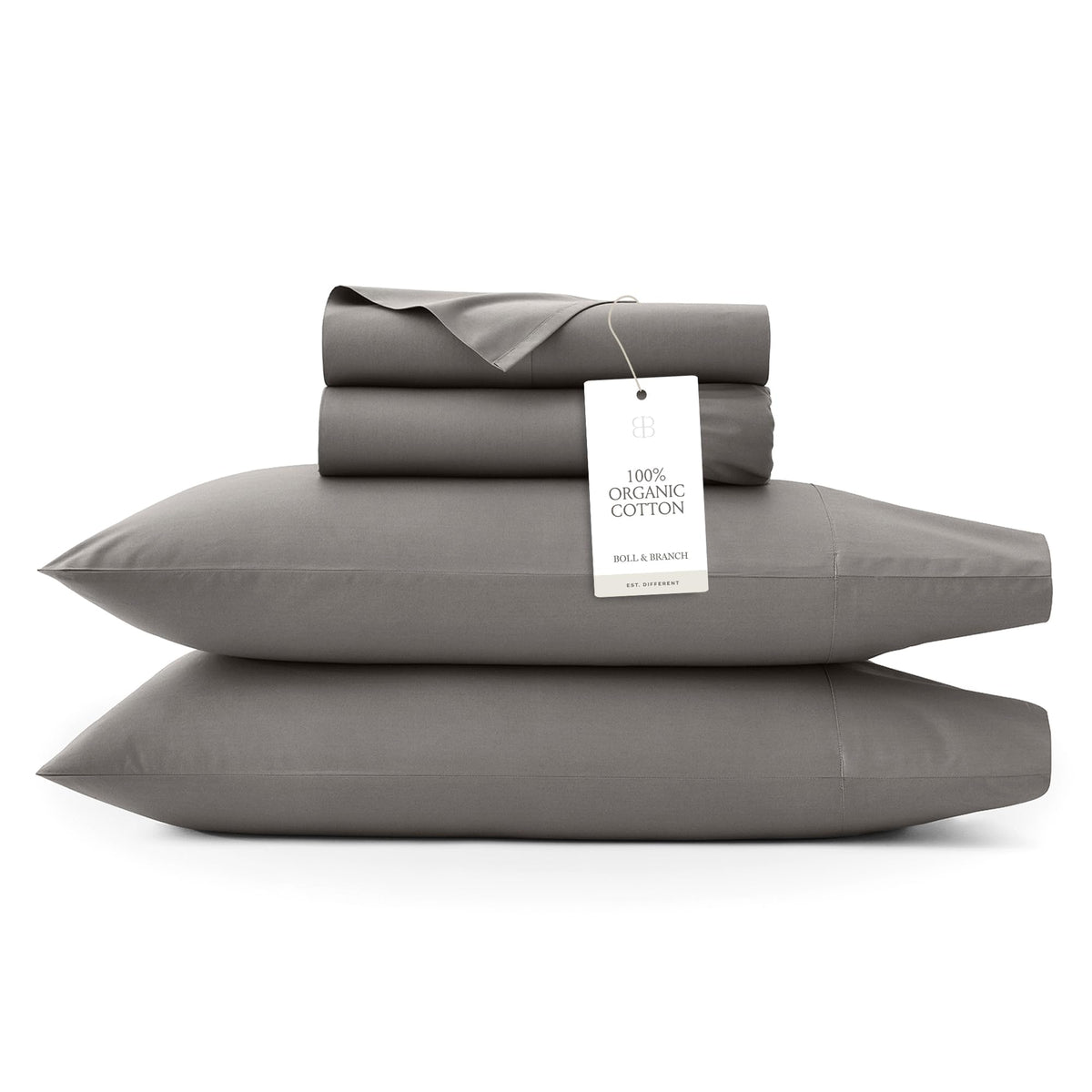 BOLL & BRANCH Signature Hemmed Sheet Set – Luxury 100% Organic Cotton