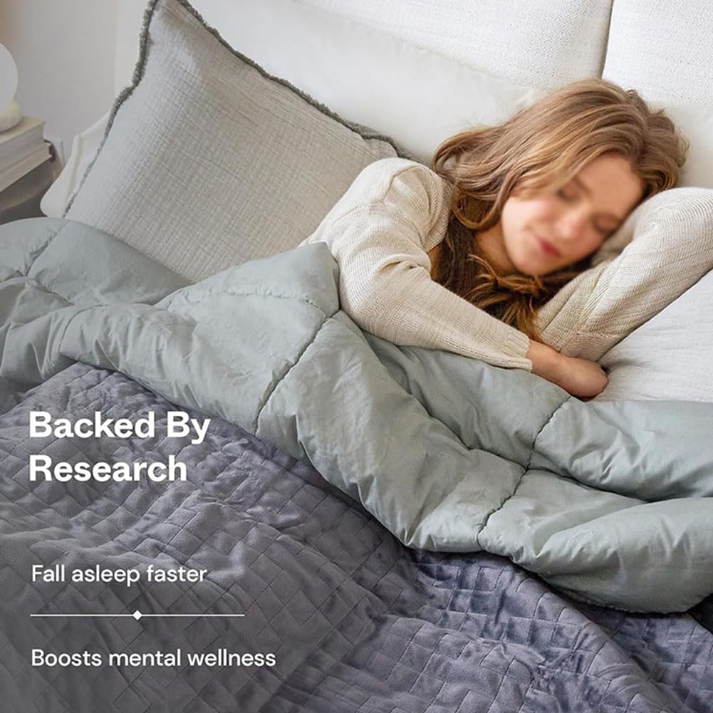 All-Season Weighted Blanket with Glass Beads