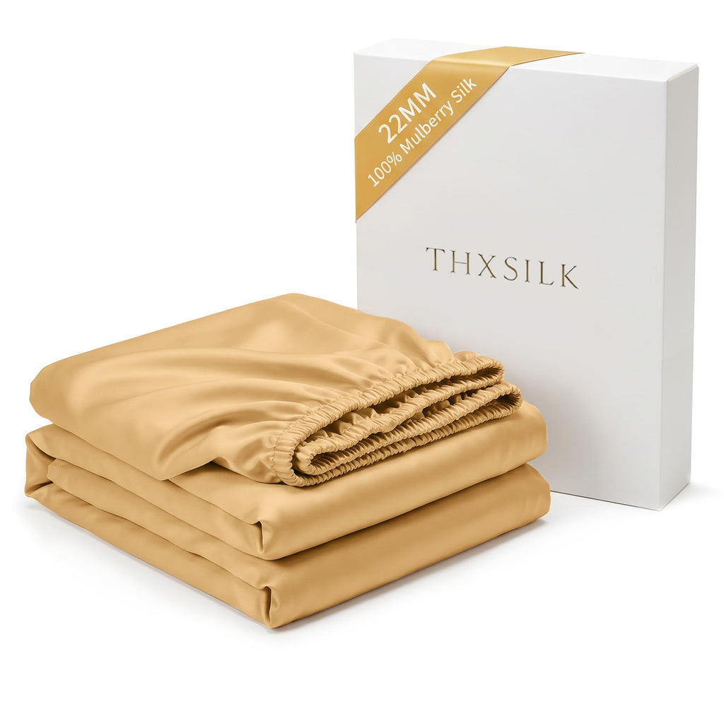 22 Momme Mulberry Silk Deep Pocket Fitted Sheet