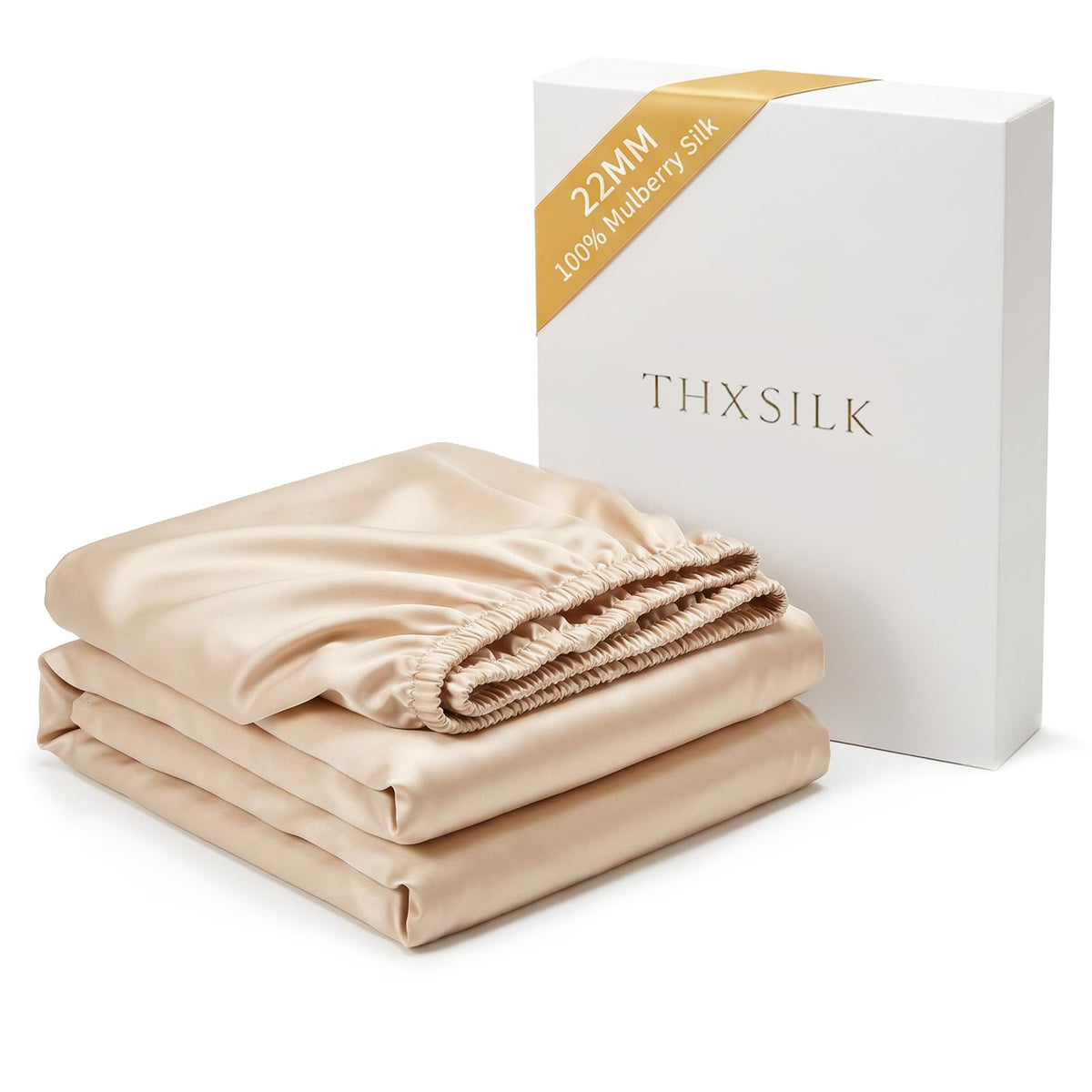 22 Momme Mulberry Silk Deep Pocket Fitted Sheet