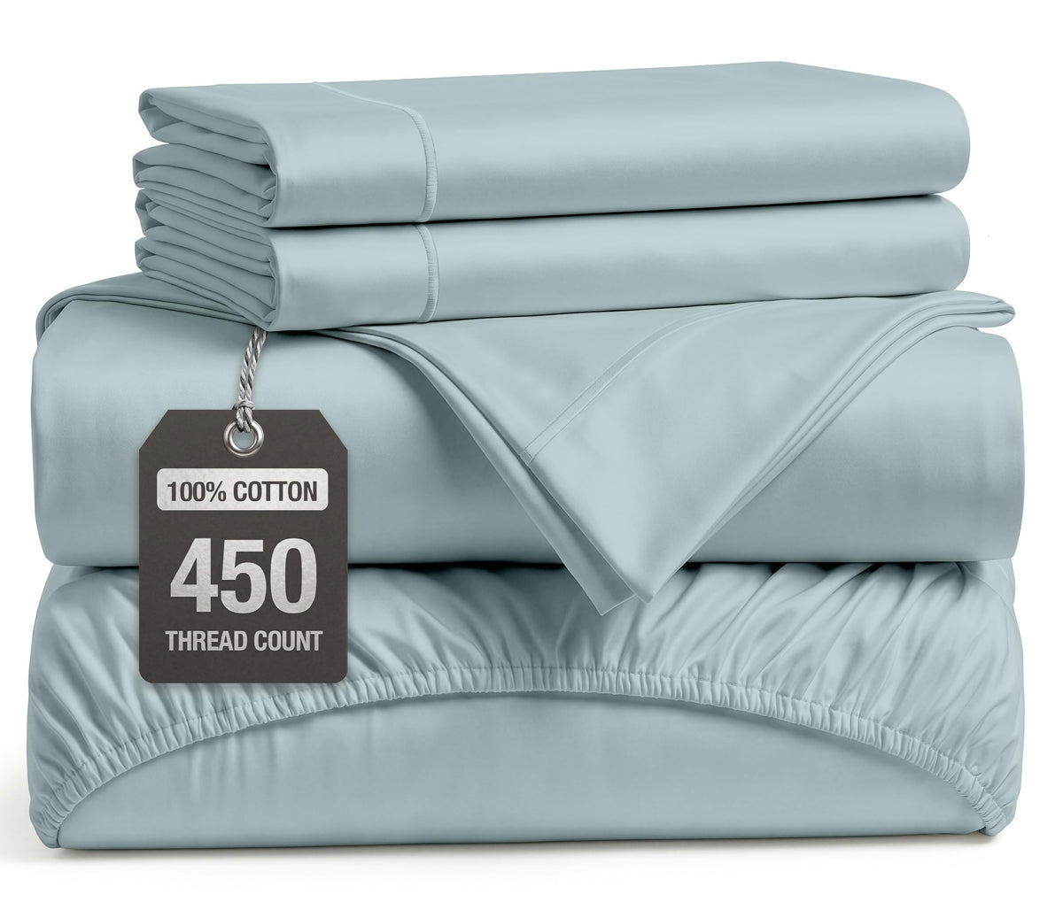 100% Cotton Sateen 500TC Sheet Set - Moonstruck