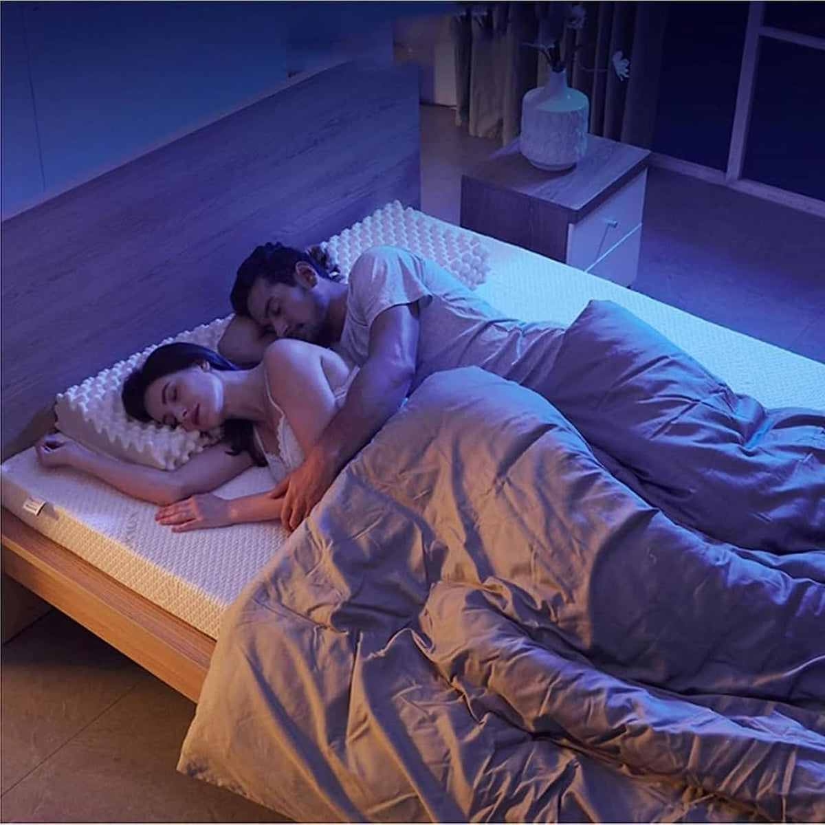 4" Natural Latex Mattress Topper 200 × 200 cm