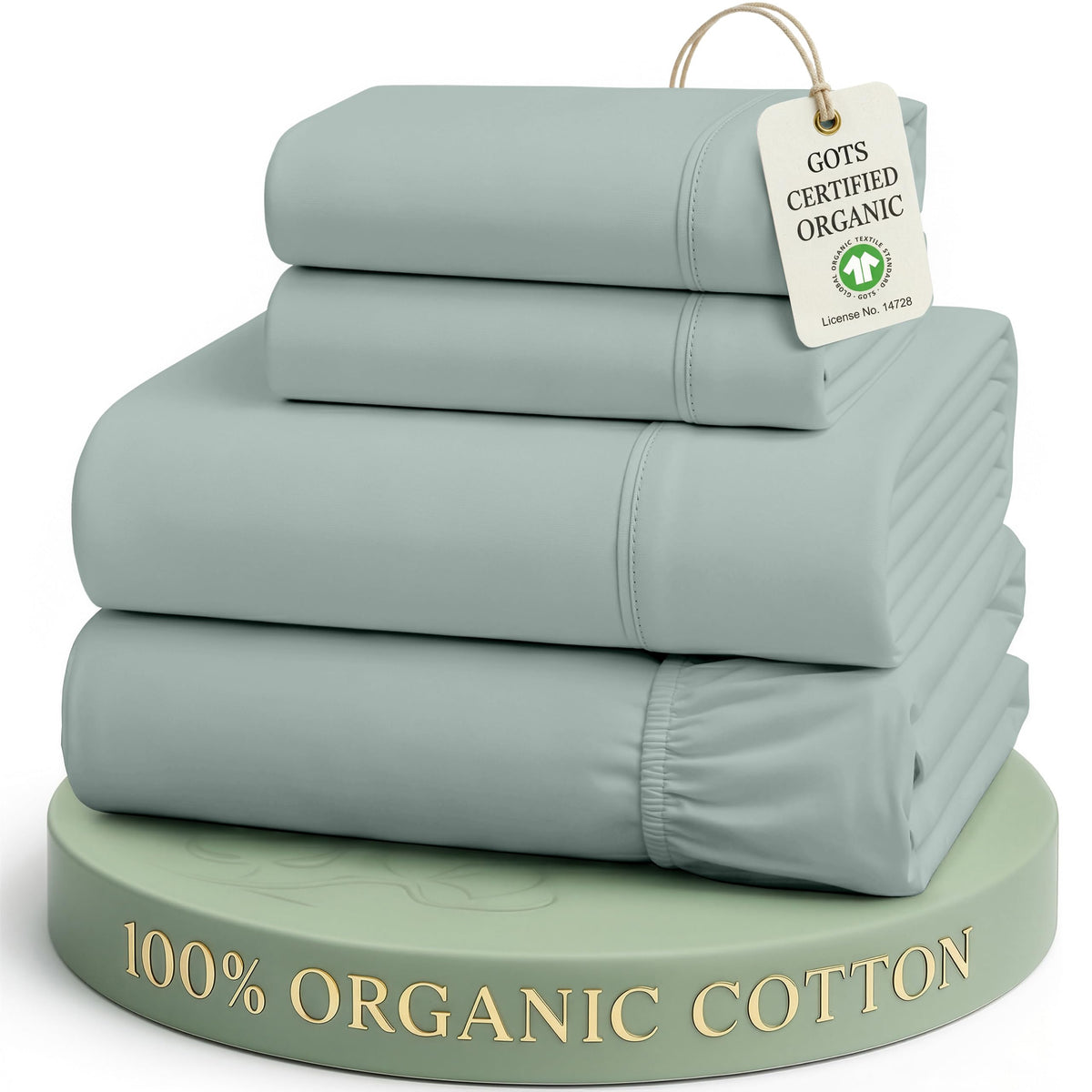 Organic Cotton Cooling Deep Pocket Sheet Set