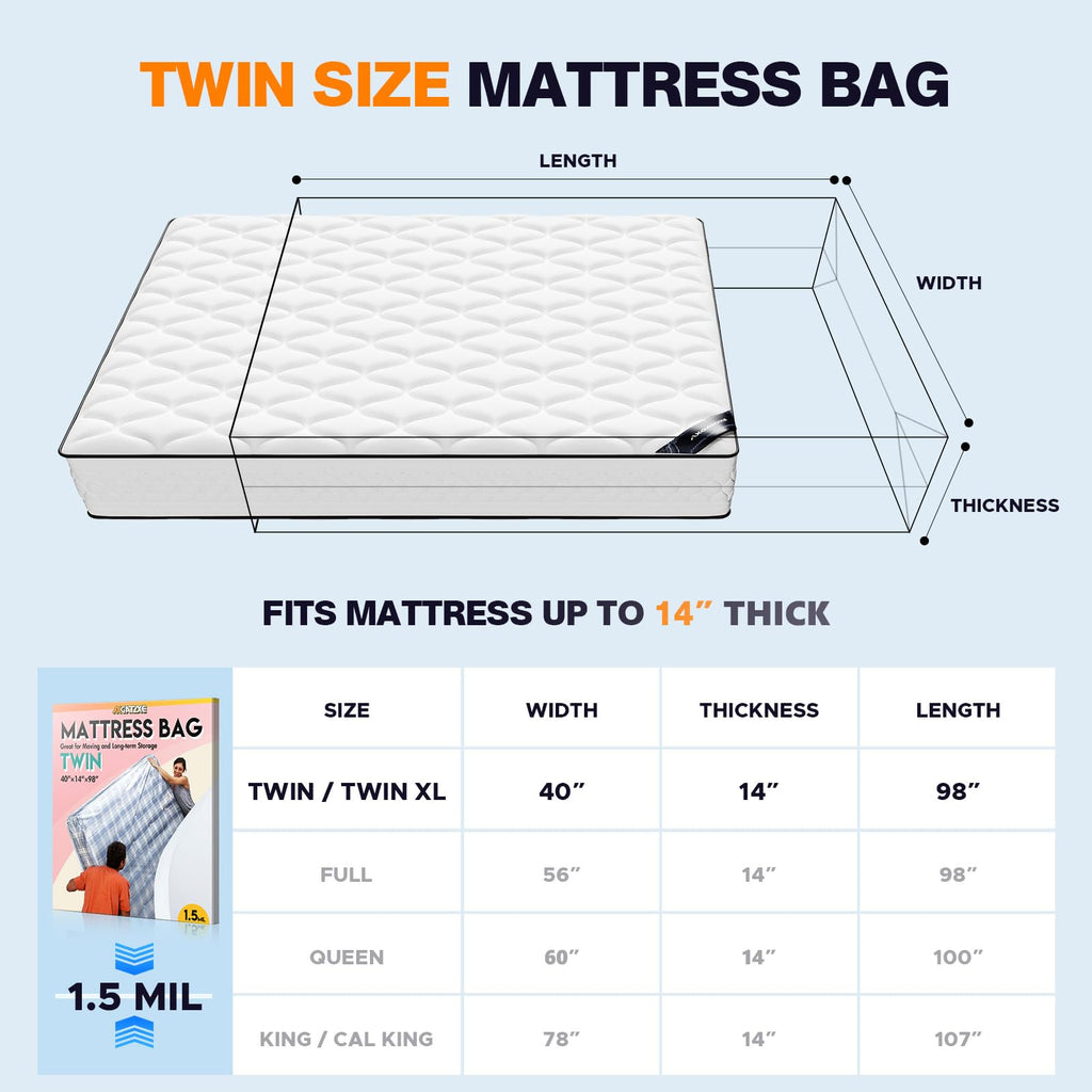 Waterproof Mattress Storage & Moving Bag