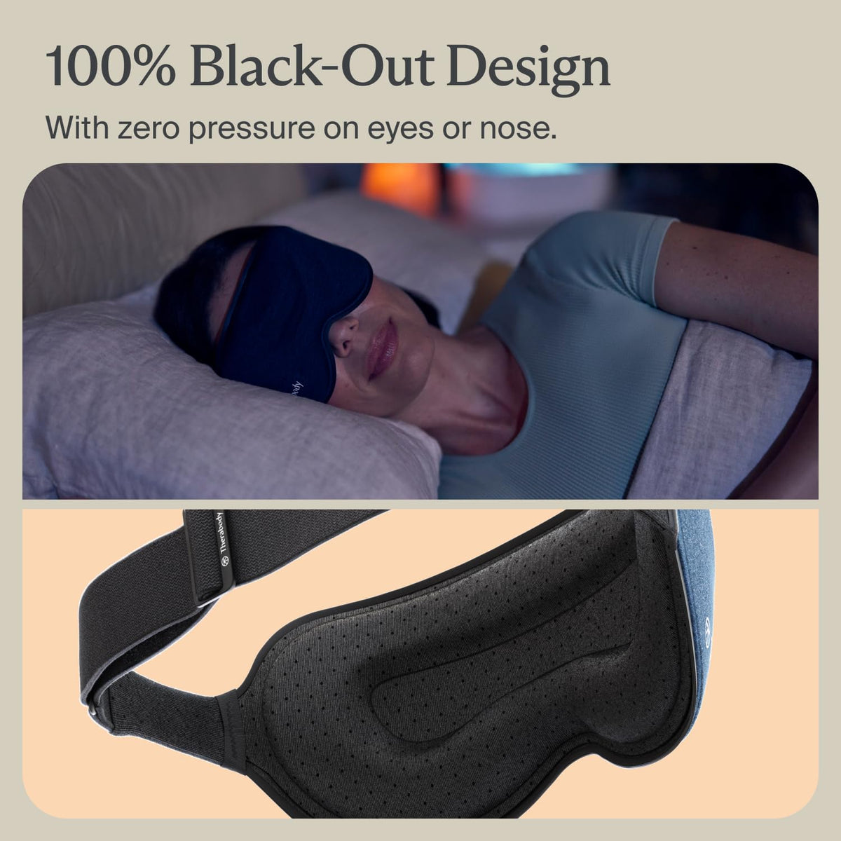 Blackout Vibrating Massage Sleep Mask