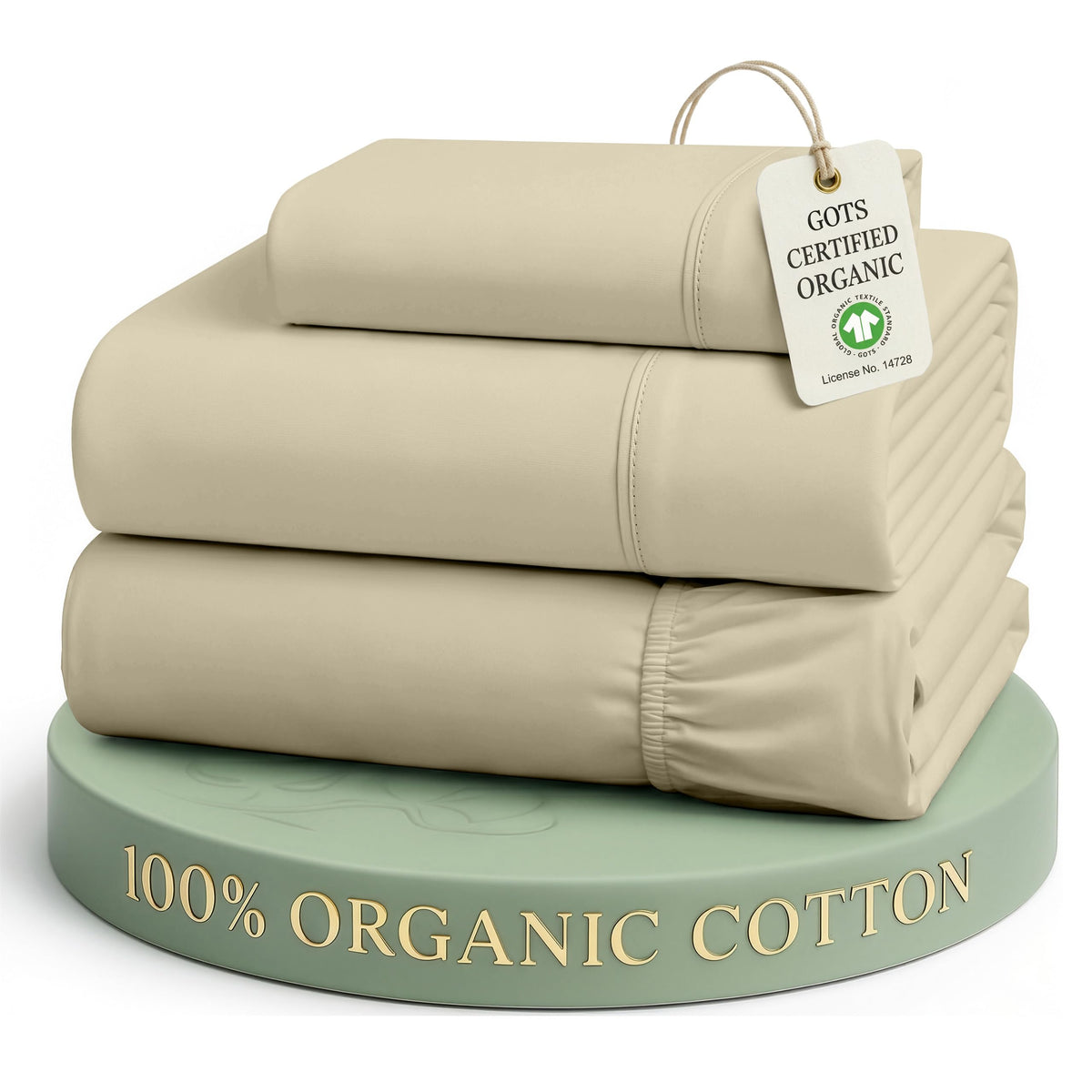 Organic Cotton Cooling Deep Pocket Sheet Set