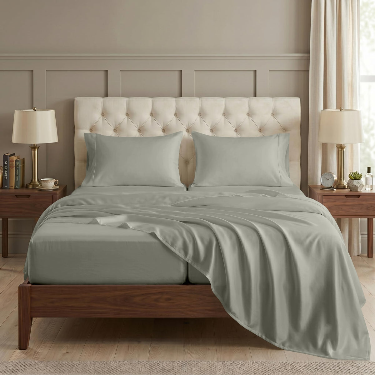 1000 Thread Count Egyptian Cotton Deep Pocket Sheet Set