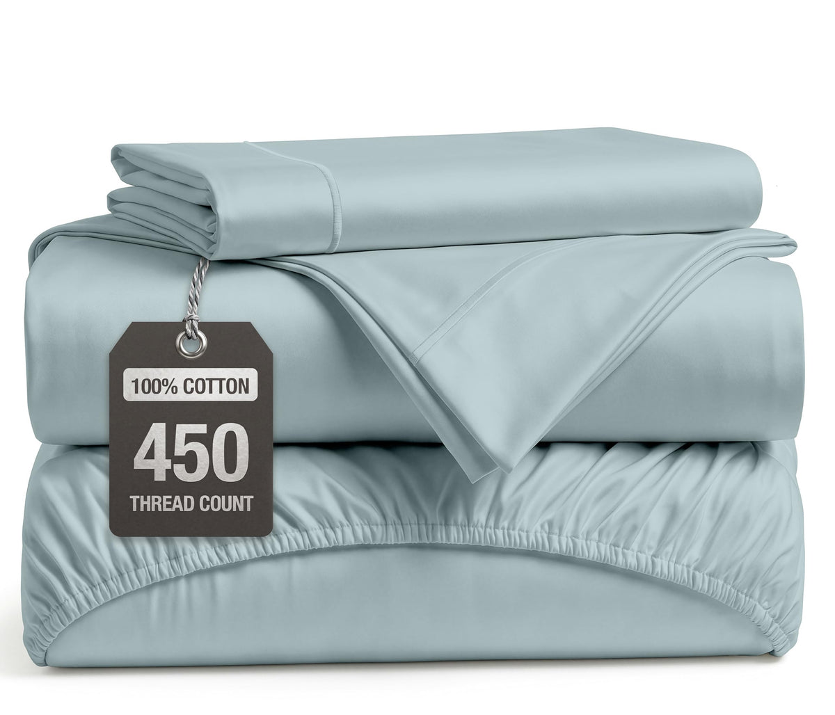 100% Cotton Sateen 500TC Sheet Set - Moonstruck