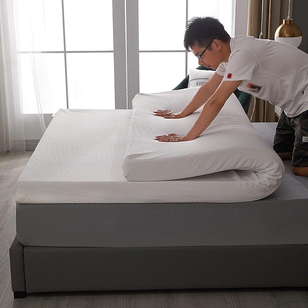 4" Natural Latex Mattress Topper 200 × 200 cm
