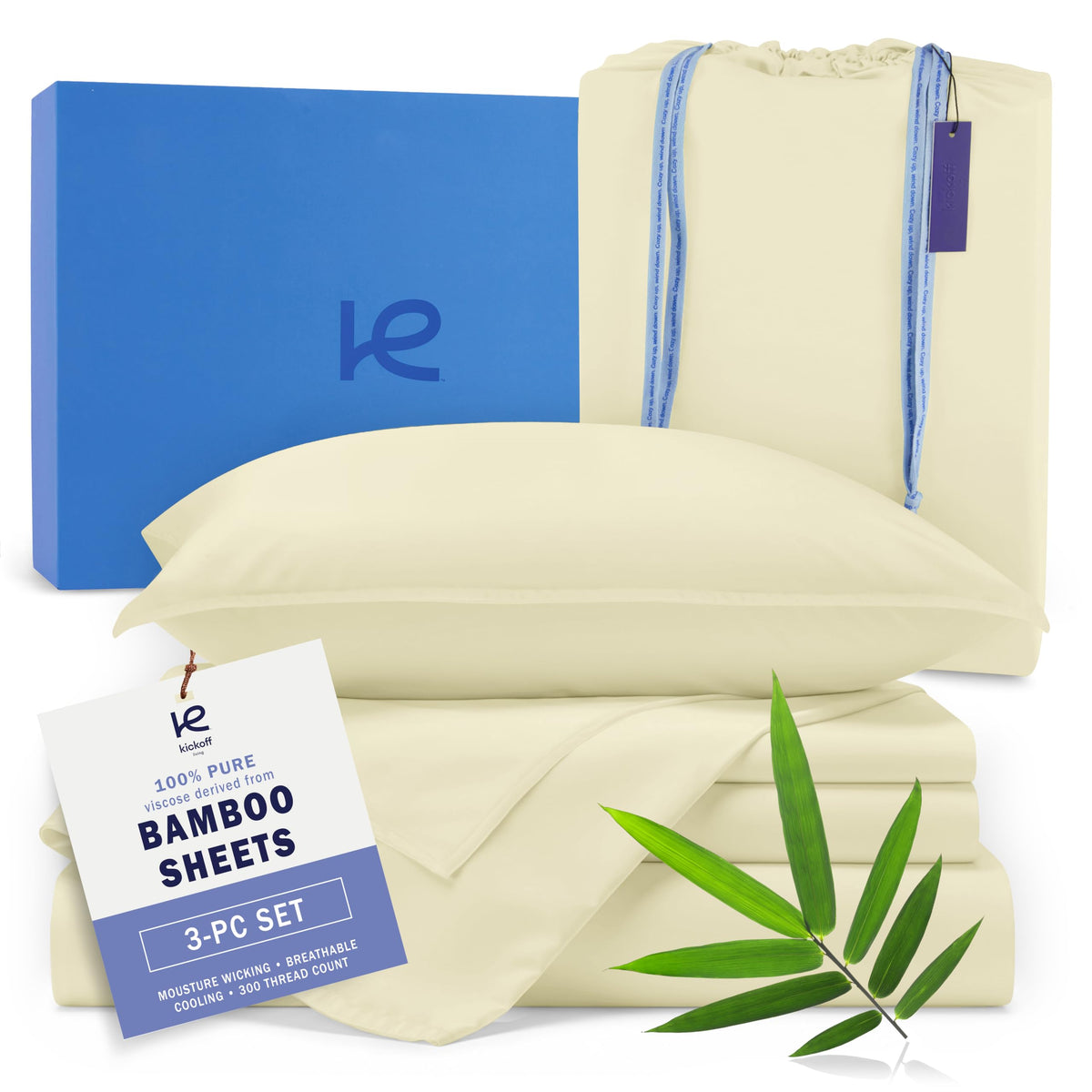 Organic Bamboo Viscose Cooling Sheet Set