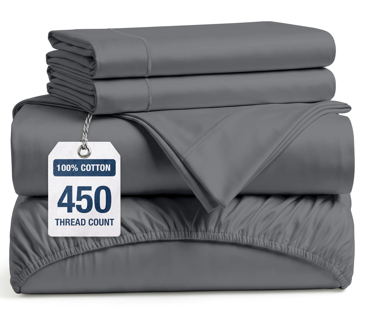100% Cotton Sateen 500TC Sheet Set - Moonstruck
