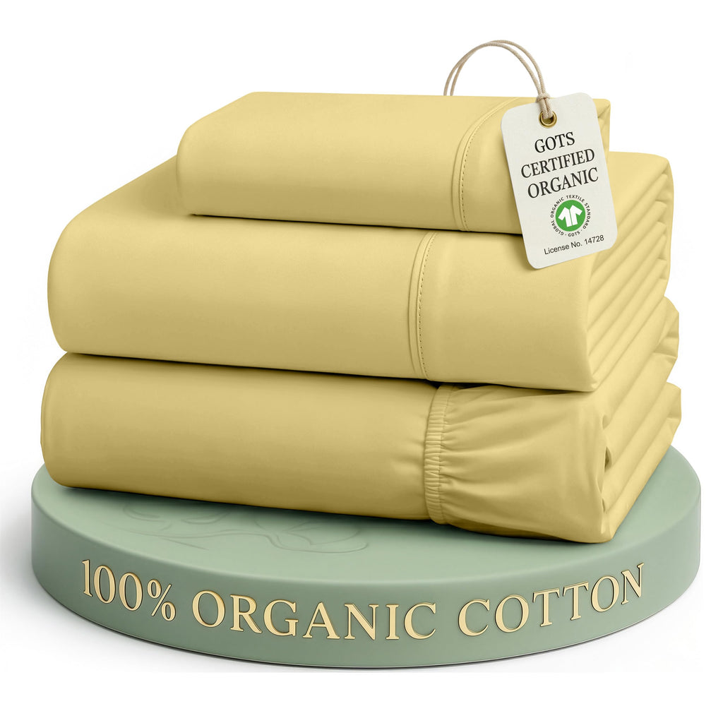 Organic Cotton Cooling Deep Pocket Sheet Set