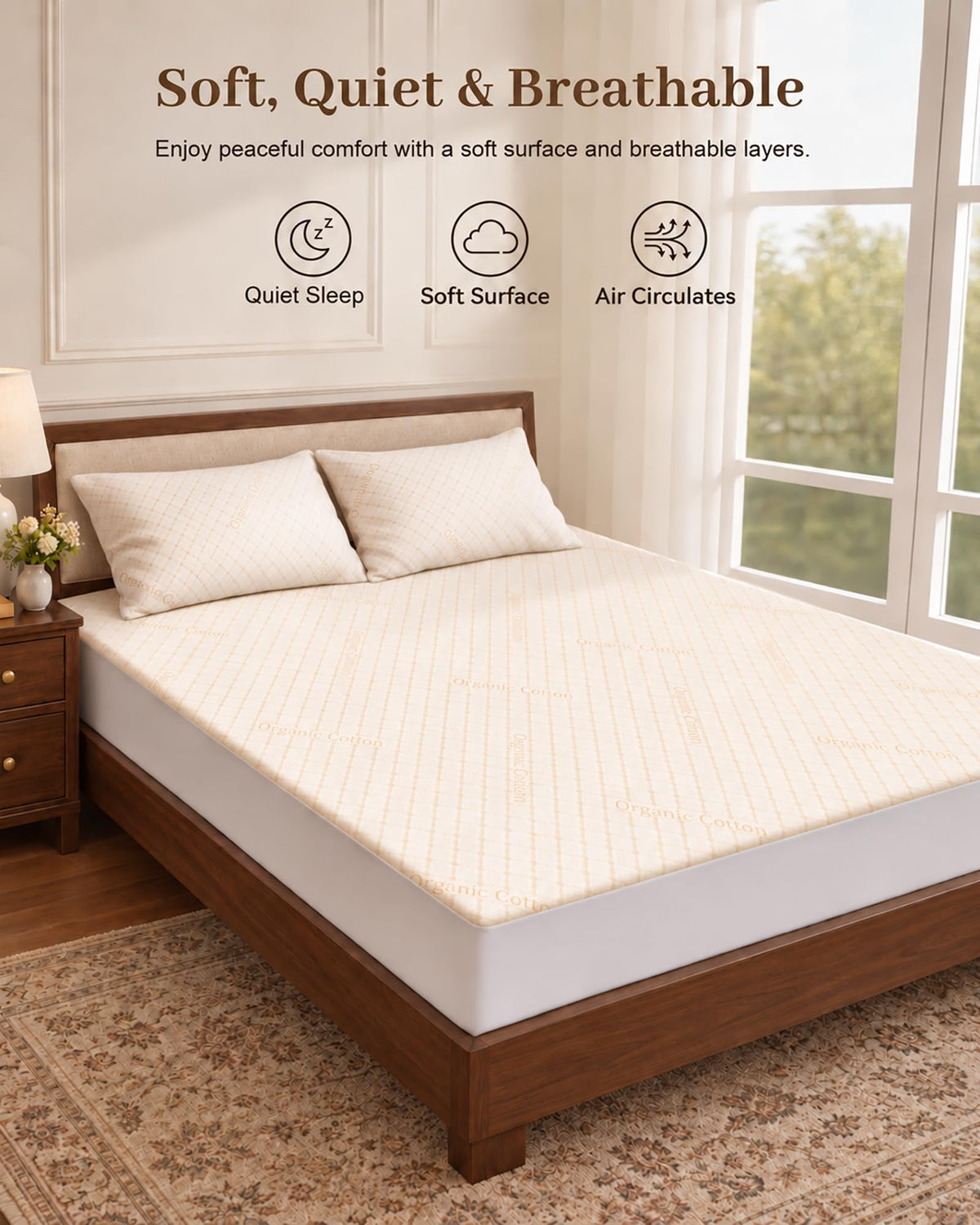 Welfibr Mattress Protector Organic Cotton