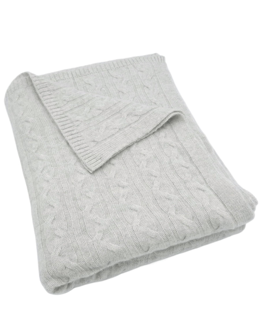 Alashan 100% Cashmere Cozy Cable Knit Throw