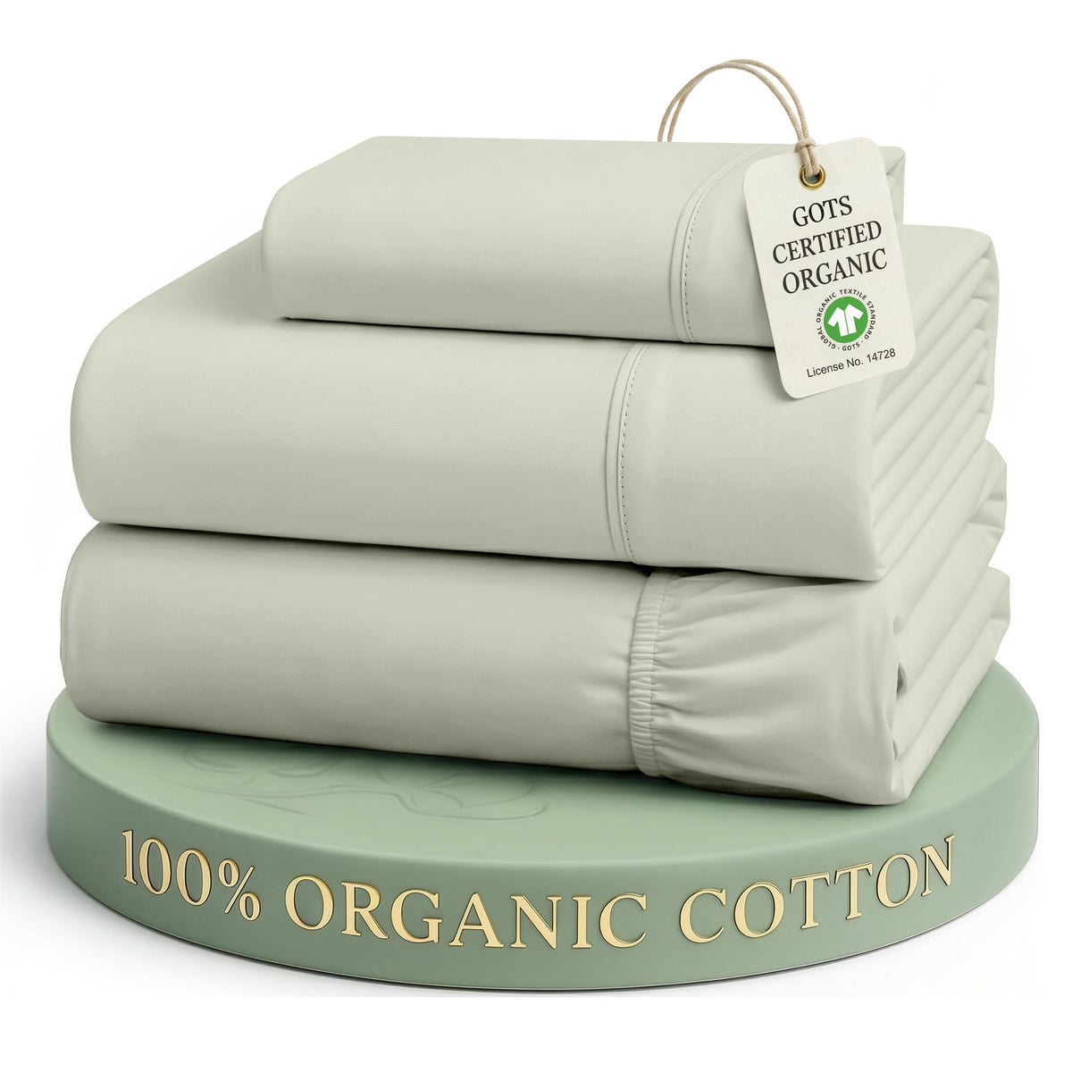 Organic Cotton Cooling Deep Pocket Sheet Set