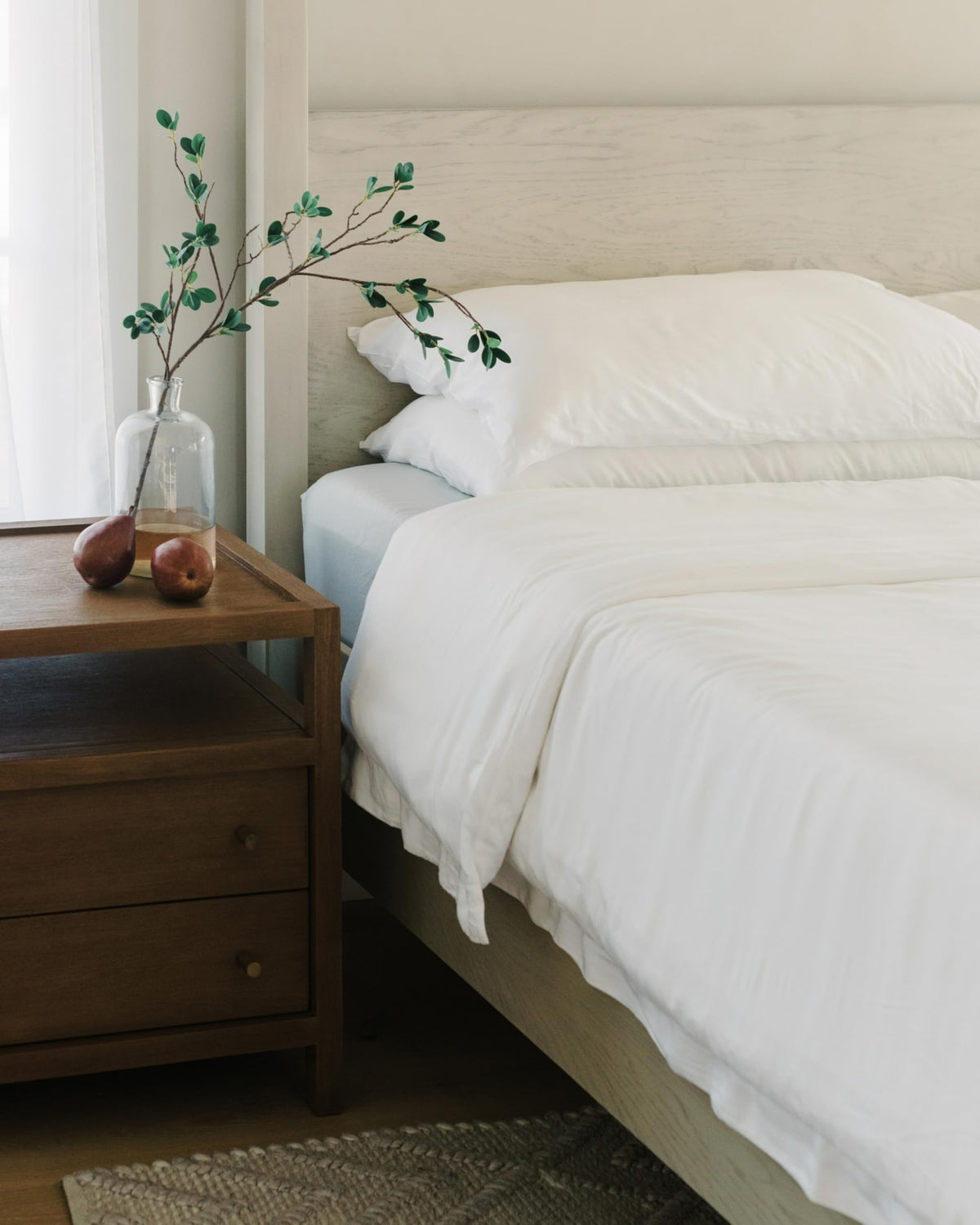Cozy Earth Luxury Duvet Cover Twin, 100% Viscose from Bamboo