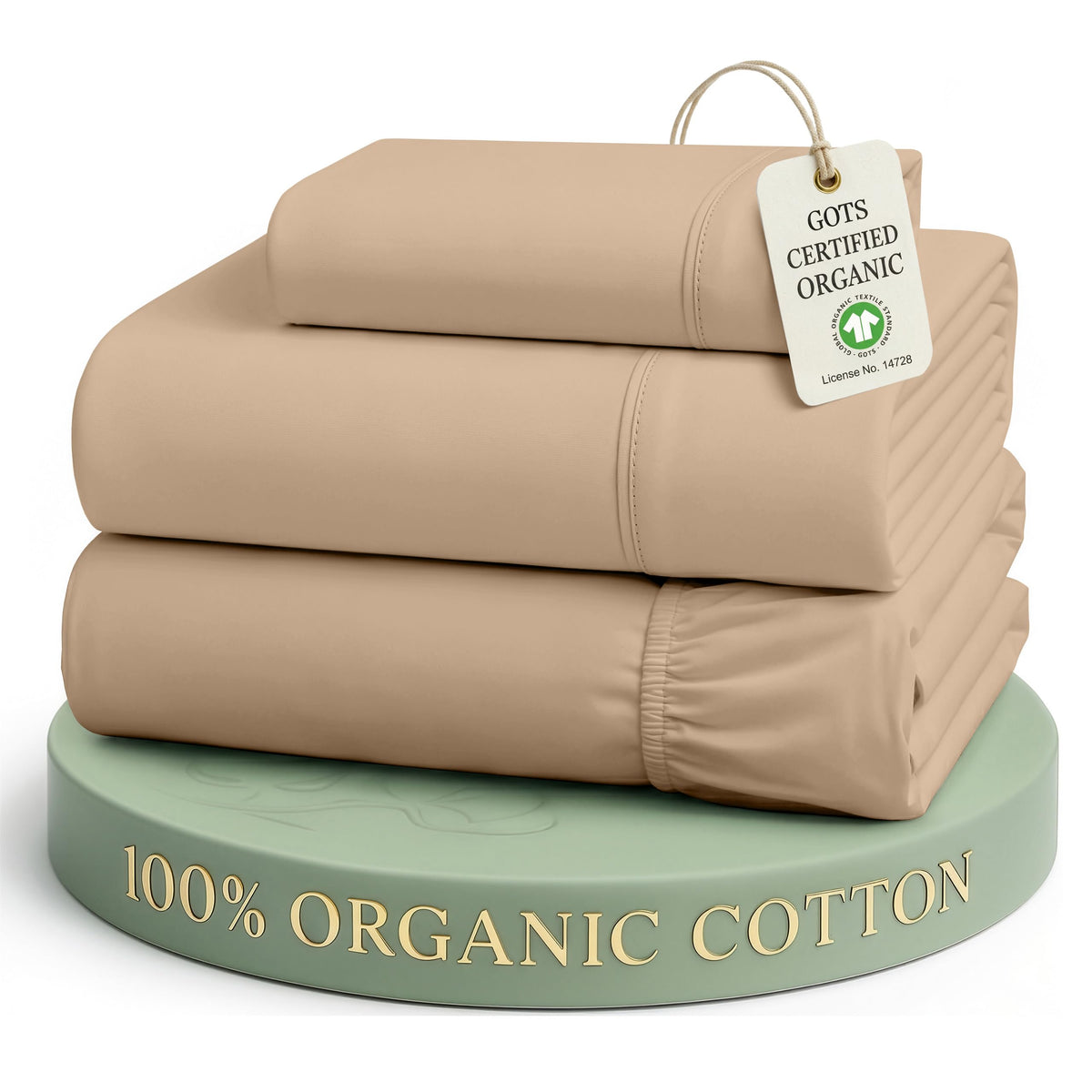 Organic Cotton Cooling Deep Pocket Sheet Set