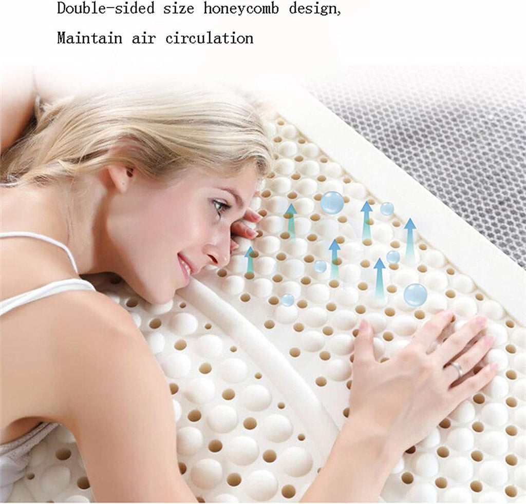 4" Natural Latex Mattress Topper with Breathable Cover
