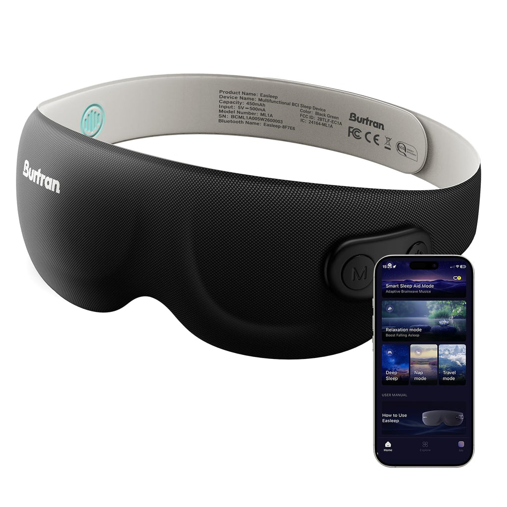 Bluetooth Heated Rechargeable Sleep Mask