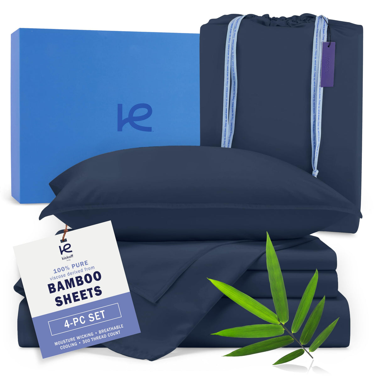 Organic Bamboo Viscose Cooling Sheet Set