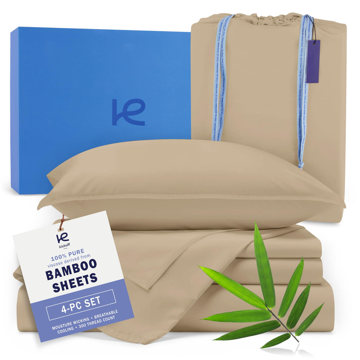Organic Bamboo Viscose Cooling Sheet Set