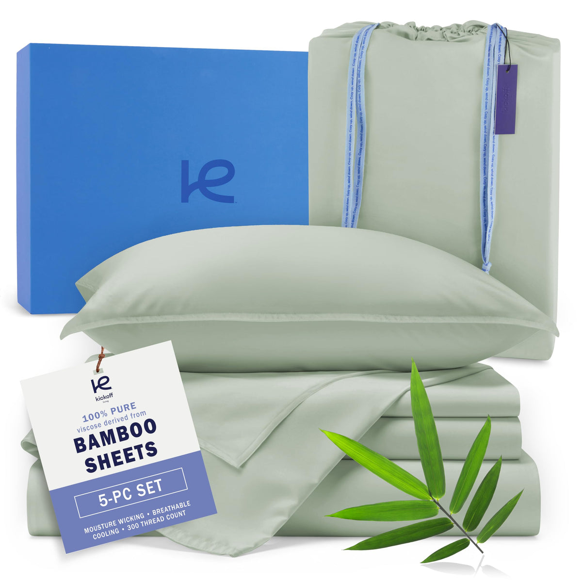 Organic Bamboo Viscose Cooling Sheet Set