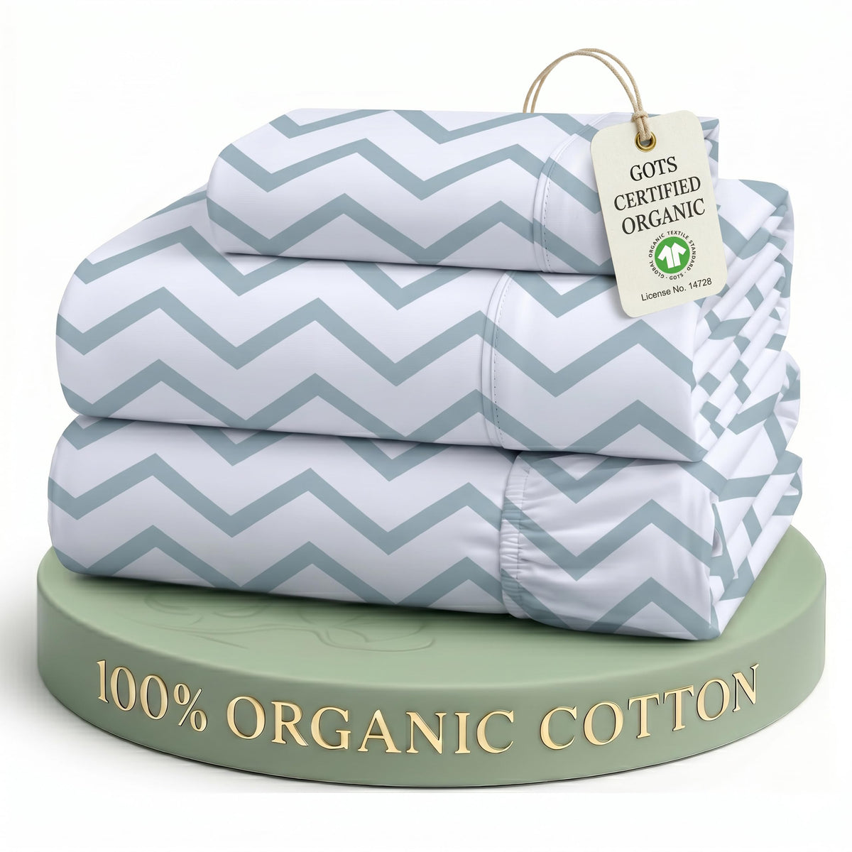 Organic Cotton Cooling Deep Pocket Sheet Set