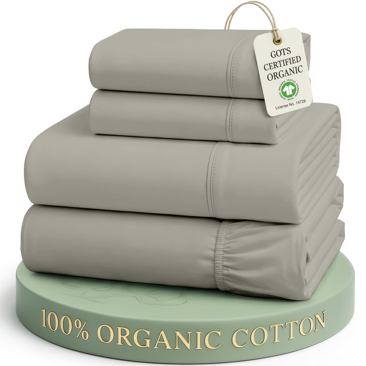 Organic Cotton Cooling Deep Pocket Sheet Set