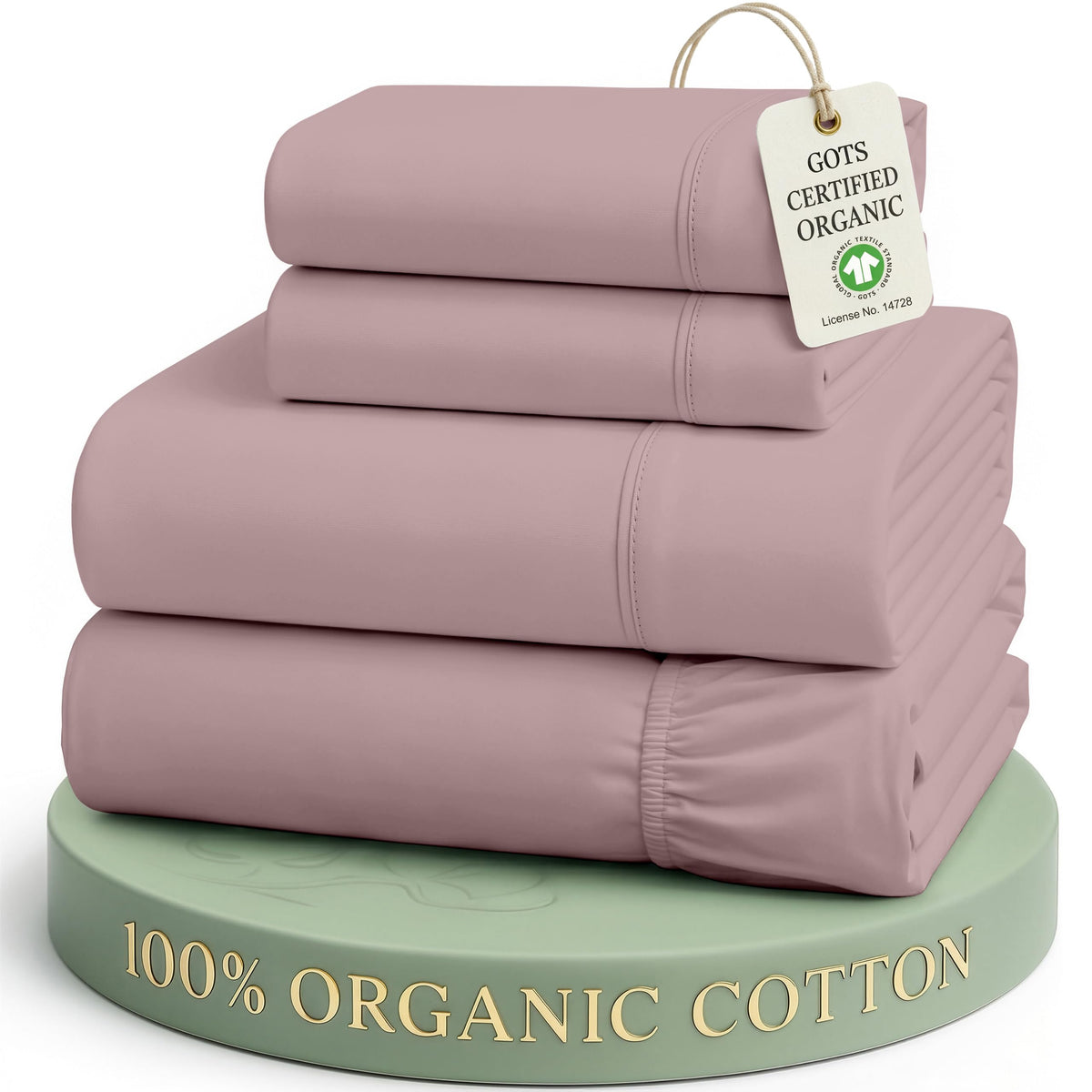 Organic Cotton Cooling Deep Pocket Sheet Set