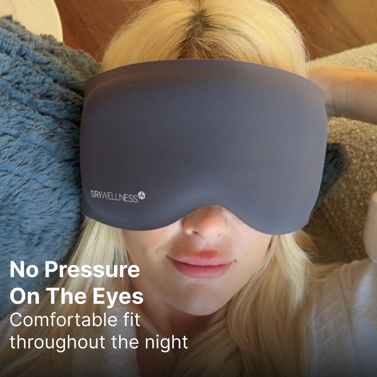 3D Contoured Weighted Sleep Mask