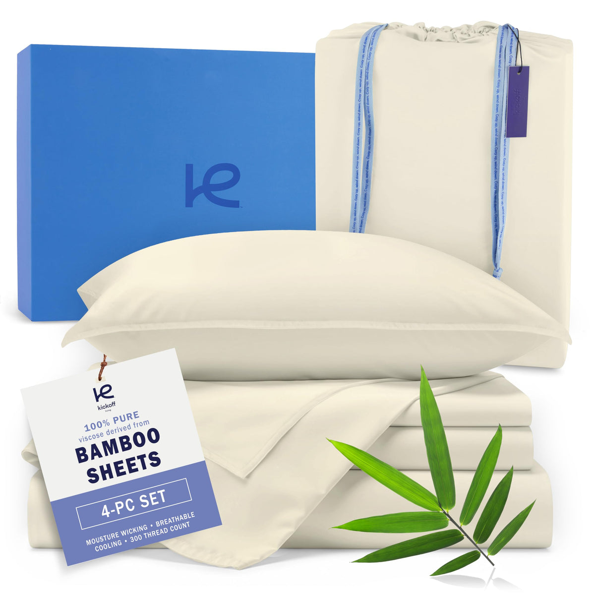Organic Bamboo Viscose Cooling Sheet Set