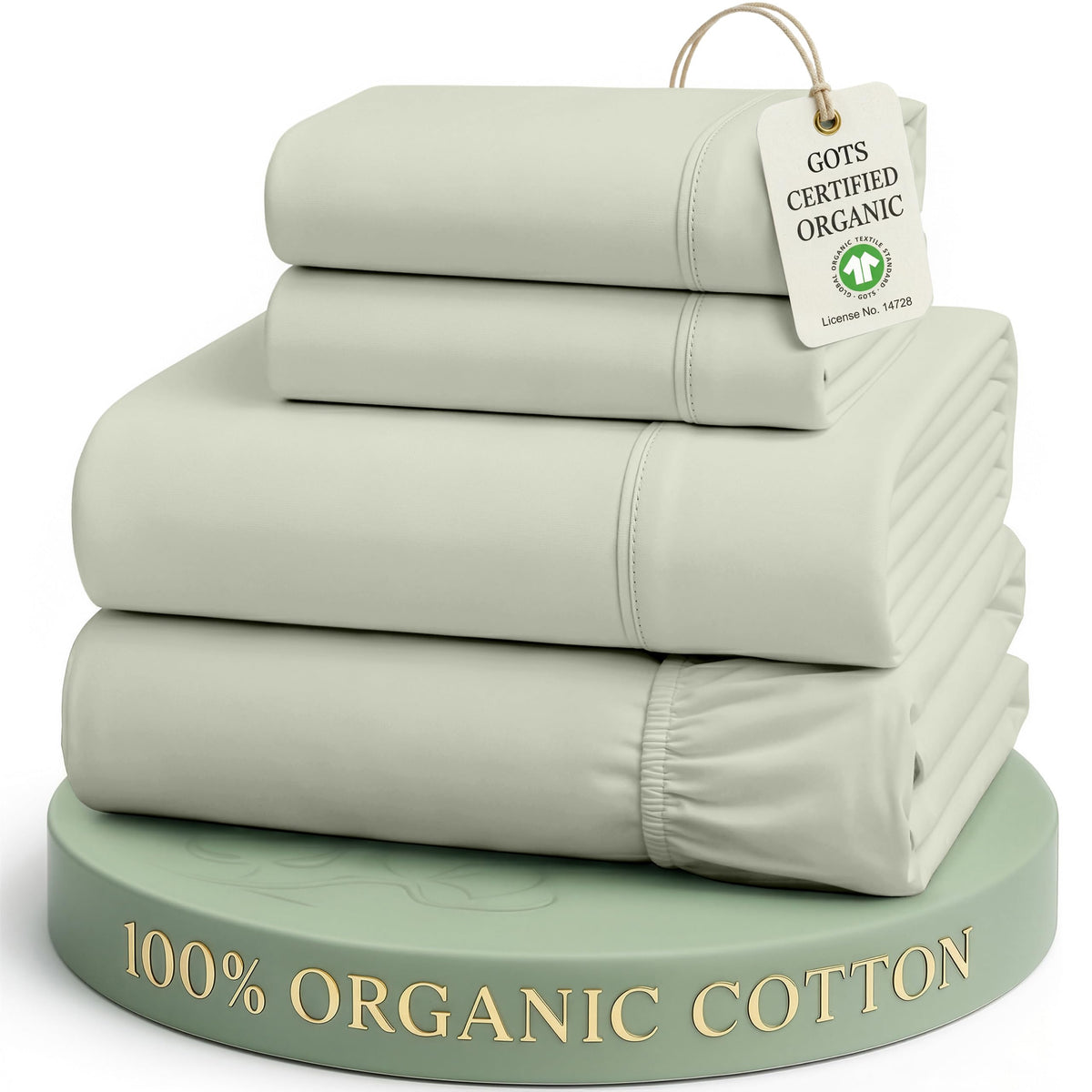 Organic Cotton Cooling Deep Pocket Sheet Set